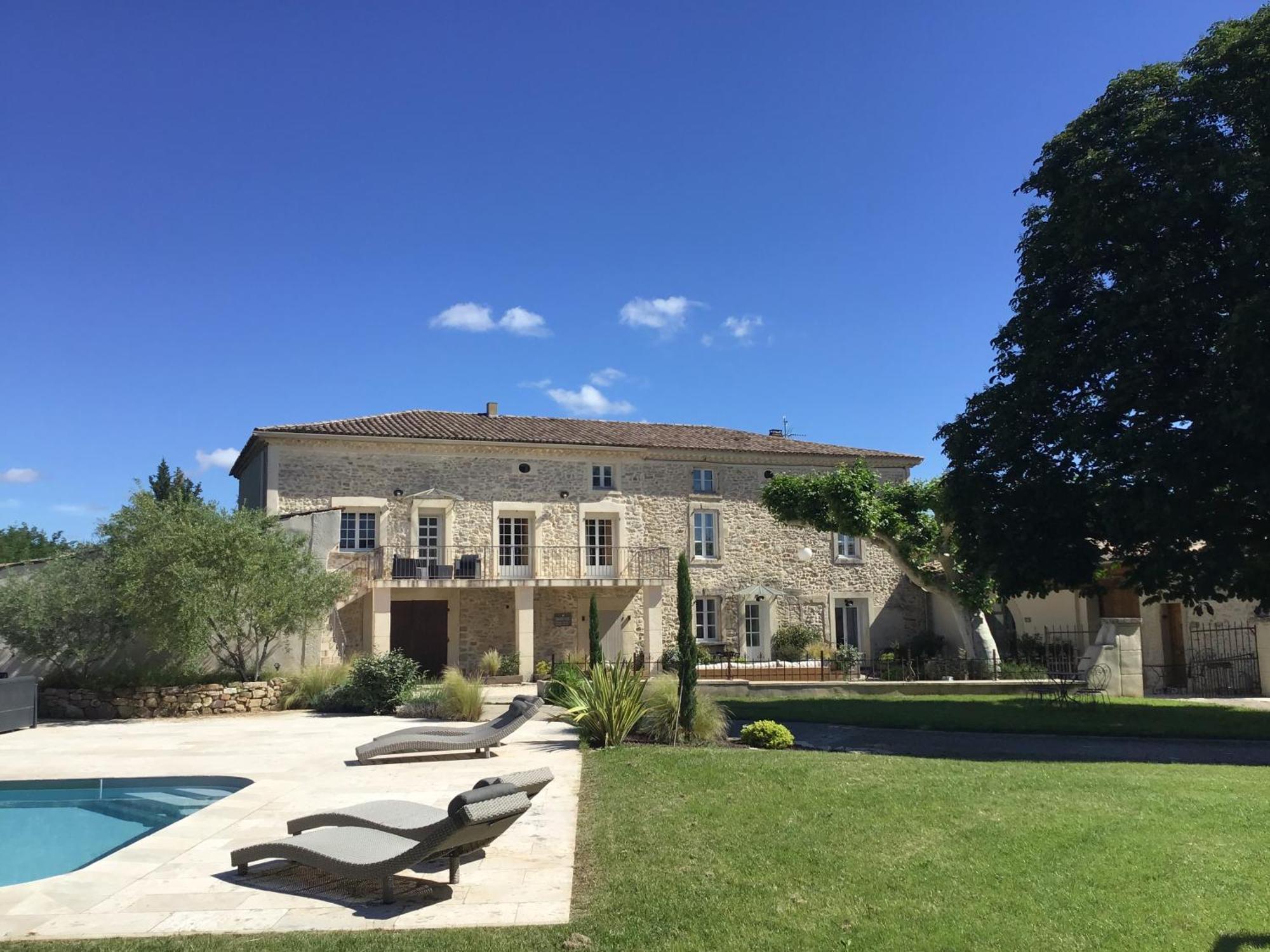 Вилла Domaine Chamarel Saint-Paulet-de-Caisson Экстерьер фото